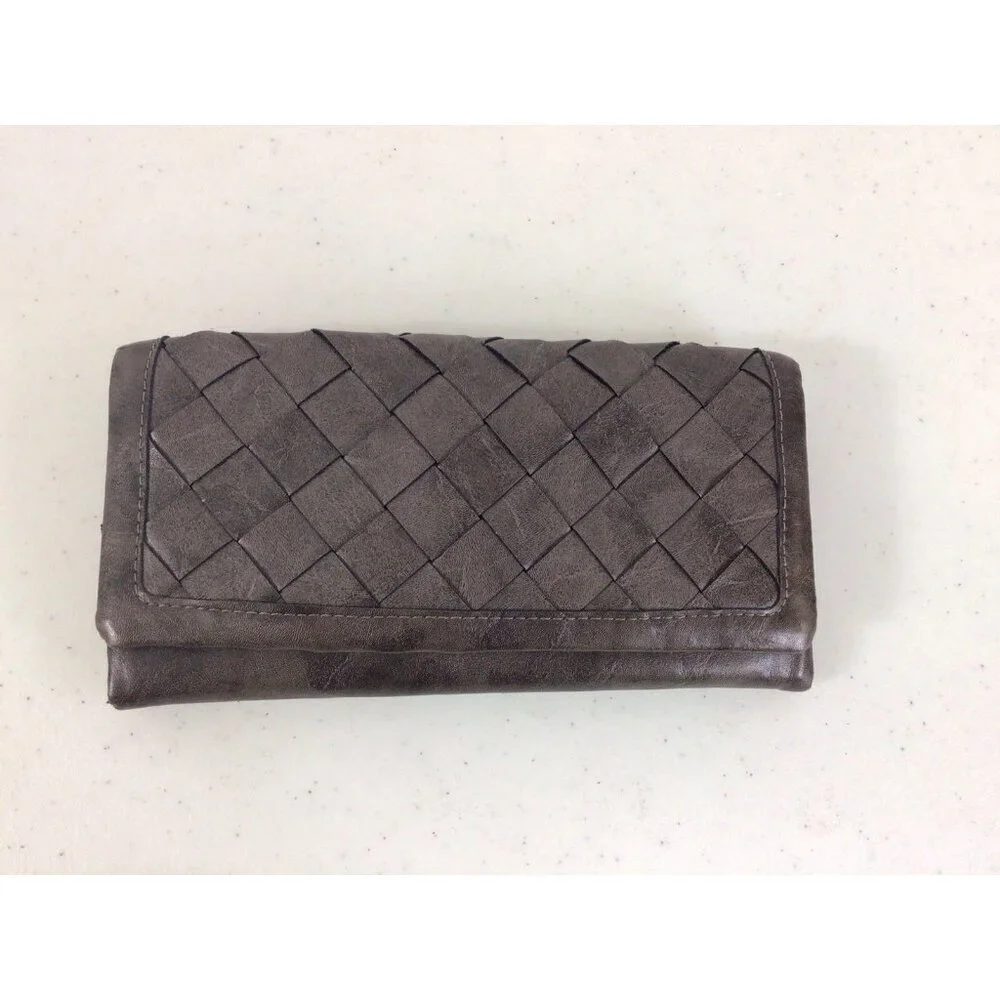 Shiraleah Gray Wallet Woven - Picture 5 of 7